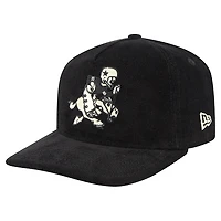 Men's New Era Black Dallas Cowboys Retro Joe Nostalgic Corduroy Golfer Adjustable Hat