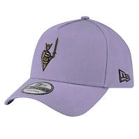 Unisex New Era  Violet Golden State Valkyries Core Logo A-Frame 9FORTY Adjustable Hat