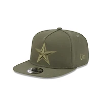 Youth New Era  Olive Dallas Cowboys Color Pack A-Frame 9FIFTY