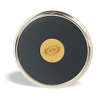 Gold Carolina Hurricanes Round Coaster