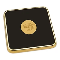 Gold Los Angeles Kings Square Coaster