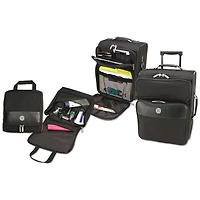 Black Anaheim Ducks Luggage Set