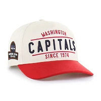 Men's '47  Cream/Red Washington Capitals Expansion Debut Two-Tone Hitch Adjustable Hat