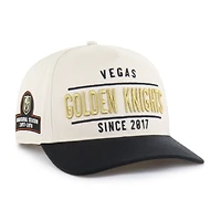 Men's '47  Cream/Black Vegas Golden Knights Expansion Debut Two-Tone Hitch Adjustable Hat