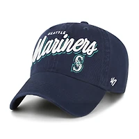 Women's '47 Navy Seattle Mariners Ariana Clean Up Adjustable Hat