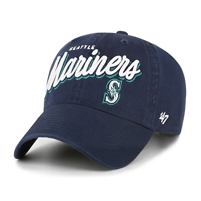 Women's '47 Navy Seattle Mariners Ariana Clean Up Adjustable Hat
