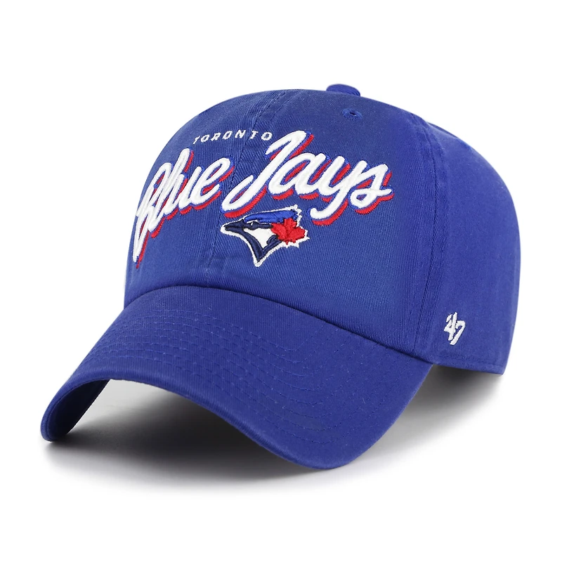 Women's '47 Royal Toronto Blue Jays Ariana Clean Up Adjustable Hat
