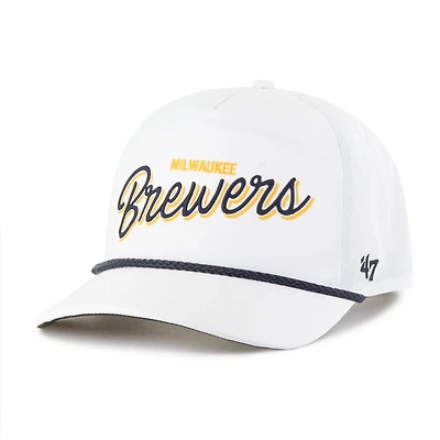Men's '47  White Milwaukee Brewers Brrr Fairway Hitch Adjustable Hat