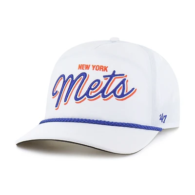 Men's '47  White New York Mets Brrr Fairway Hitch Adjustable Hat