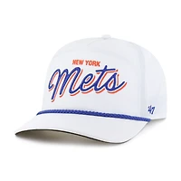 Men's '47  White New York Mets Brrr Fairway Hitch Adjustable Hat