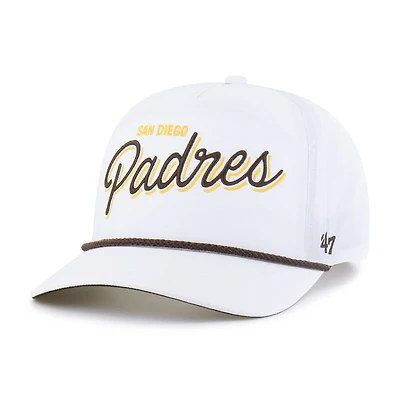 Men's '47  White San Diego Padres Brrr Fairway Hitch Adjustable Hat