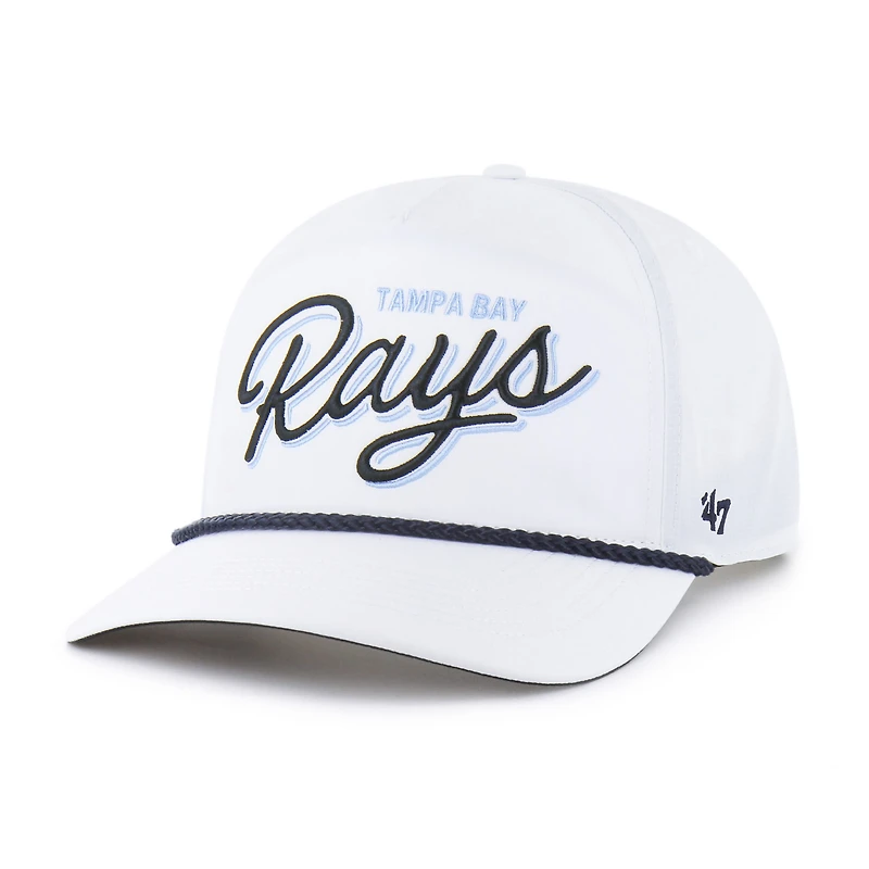 Men's '47  White Tampa Bay Rays Brrr Fairway Hitch Adjustable Hat