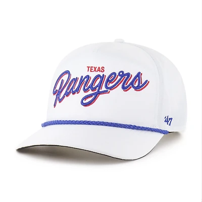 Men's '47  White Texas Rangers Brrr Fairway Hitch Adjustable Hat