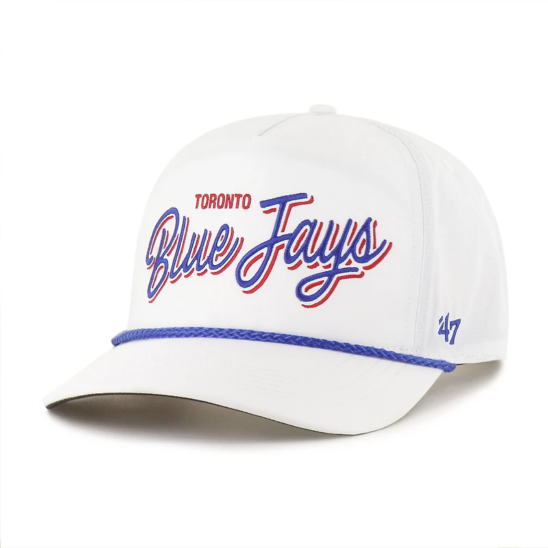 Men's '47  White Toronto Blue Jays Brrr Fairway Hitch Adjustable Hat