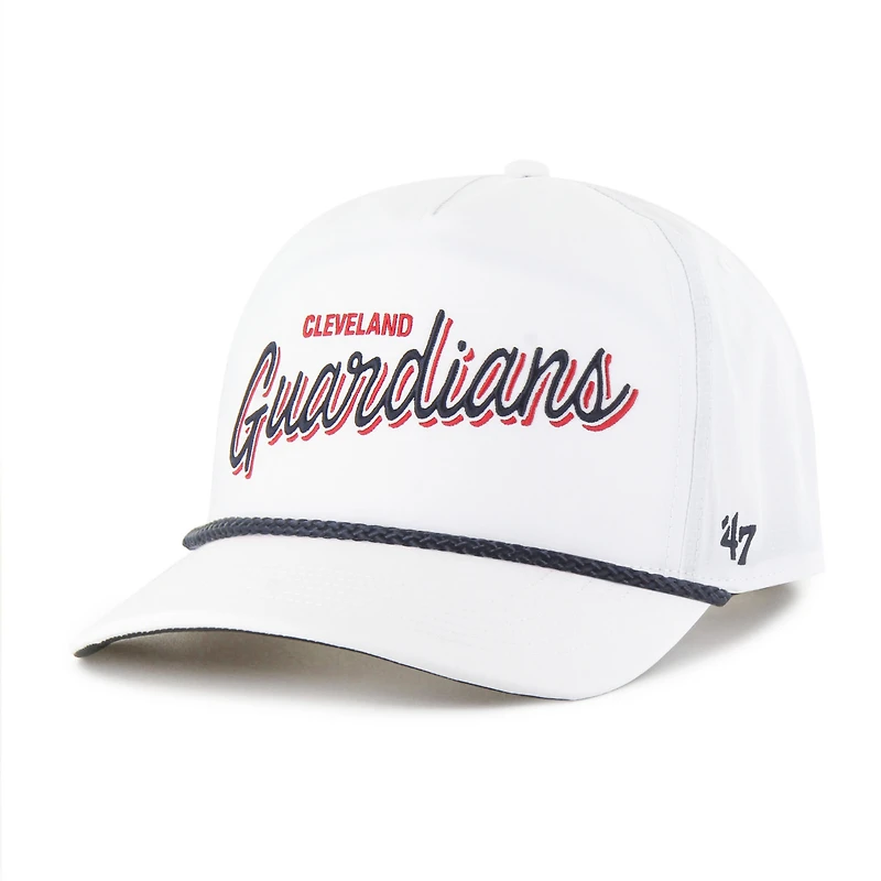 Men's '47  White Cleveland Guardians Brrr Fairway Hitch Adjustable Hat