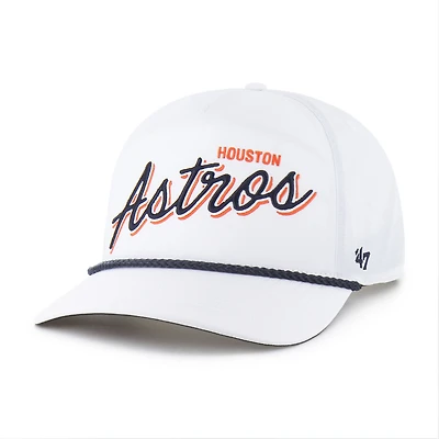 Men's '47  White Houston Astros Brrr Fairway Hitch Adjustable Hat