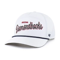 Men's '47  White Arizona Diamondbacks Brrr Fairway Hitch Adjustable Hat