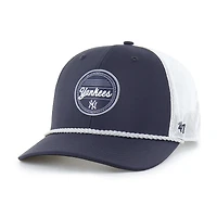 Men's '47 Navy/White New York Yankees Fairway Trucker Adjustable Hat