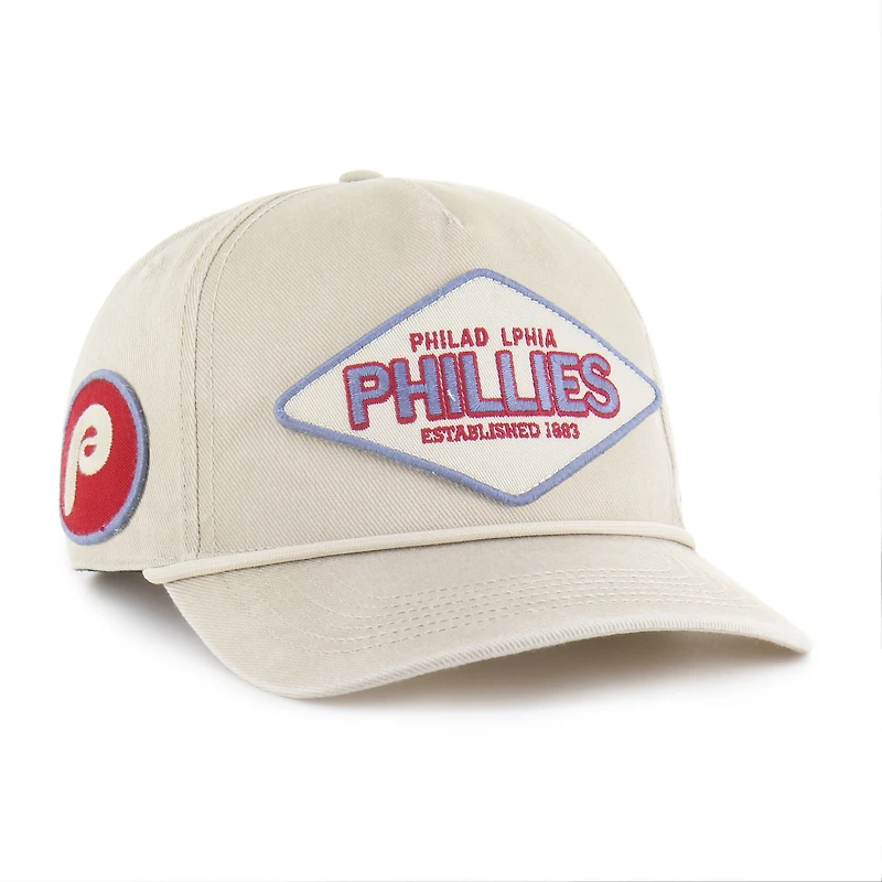 Men's '47 Khaki Philadelphia Phillies Cairn Hitch Adjustable Hat