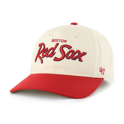 Men's '47 Natural Boston Red Sox Crosstown Franchise Fitted Hat