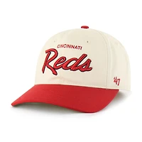 Men's '47 Natural Cincinnati Reds Crosstown Franchise Fitted Hat