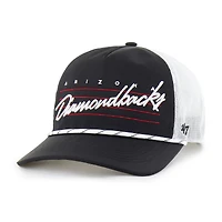 Men's '47 Black Arizona Diamondbacks Brrr Downburst Mesh Hitch Adjustable Hat