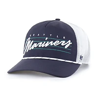 Men's '47 Navy Seattle Mariners Brrr Downburst Mesh Hitch Adjustable Hat
