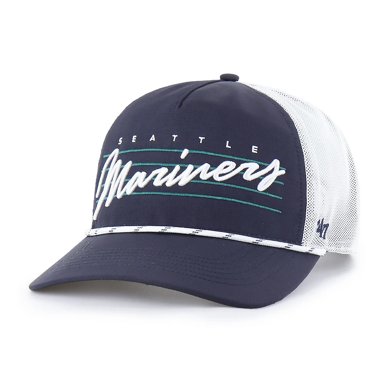 Men's '47 Navy Seattle Mariners Brrr Downburst Mesh Hitch Adjustable Hat