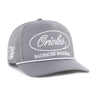 Men's '47 Gray Baltimore Orioles Foundational Hitch Adjustable Hat