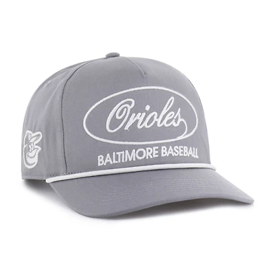Men's '47 Gray Baltimore Orioles Foundational Hitch Adjustable Hat