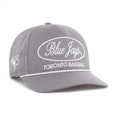 Men's '47 Gray Toronto Blue Jays Foundational Hitch Adjustable Hat