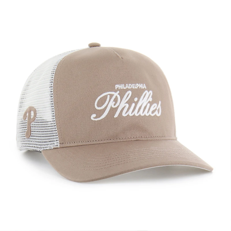 Men's '47 Brown Philadelphia Phillies Foundational Mesh Hitch Adjustable Hat