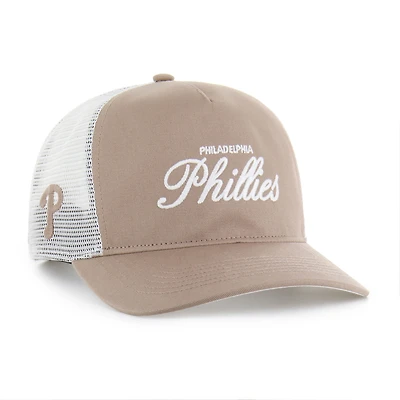 Men's '47  Brown Philadelphia Phillies Foundational Mesh Hitch Adjustable Hat
