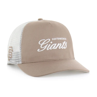 Men's '47  Brown San Francisco Giants Foundational Mesh Hitch Adjustable Hat