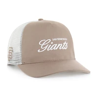 Men's '47  Brown San Francisco Giants Foundational Mesh Hitch Adjustable Hat