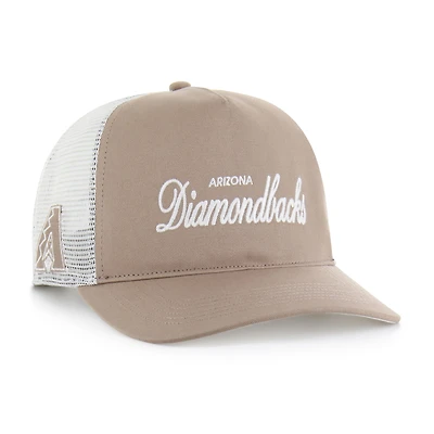 Men's '47  Brown Arizona Diamondbacks Foundational Mesh Hitch Adjustable Hat