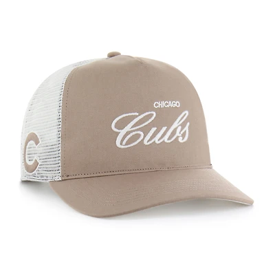 Men's '47  Brown Chicago Cubs Foundational Mesh Hitch Adjustable Hat