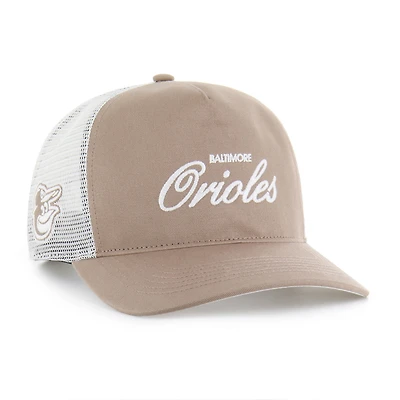Men's '47  Brown Baltimore Orioles Foundational Mesh Hitch Adjustable Hat
