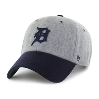 Men's '47  Gray/Navy Detroit Tigers Golden Age Wool Clean Up Adjustable Hat