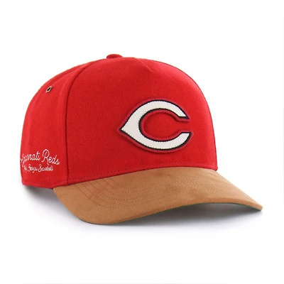 Men's '47  Red Cincinnati Reds Gold Age Hitch Adjustable Hat