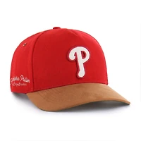 Men's '47  Red Philadelphia Phillies Gold Age Wool Hitch Adjustable Hat
