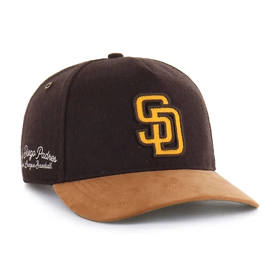 Men's '47  Brown San Diego Padres Gold Age Hitch Adjustable Hat
