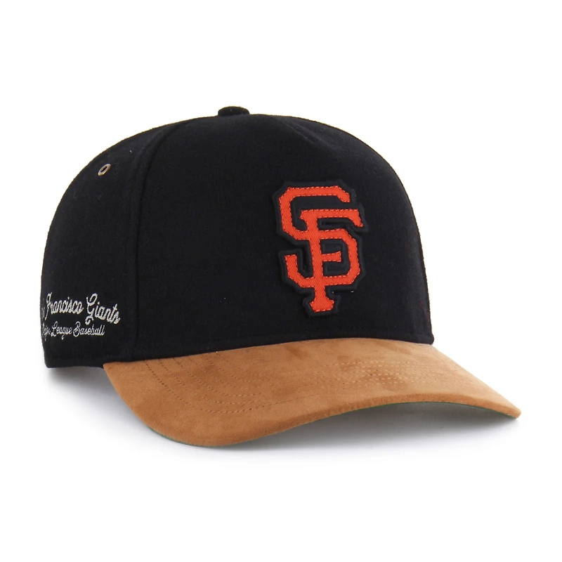 Men's '47  Black San Francisco Giants Gold Age Hitch Adjustable Hat
