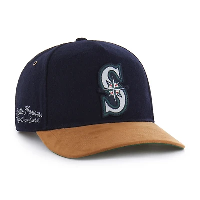 Men's '47 Navy Seattle Mariners Gold Age Hitch Adjustable Hat
