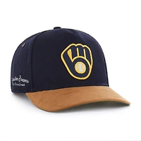 Men's '47  Navy Milwaukee Brewers Gold Age Hitch Adjustable Hat