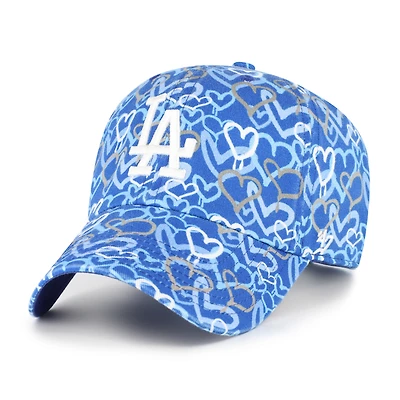 Girls Youth '47 Royal Los Angeles Dodgers Mural Clean Up Adjustable Hat