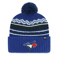 Youth '47  Royal Toronto Blue Jays Polar Vortex Cuffed Knit Hat with Pom