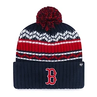 Youth '47  Navy Boston Red Sox Polar Vortex Cuffed Knit Hat with Pom