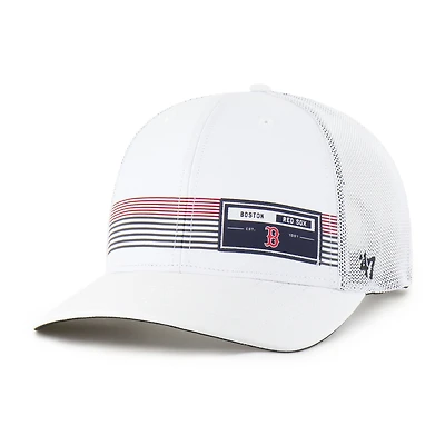 Men's '47  White Boston Red Sox Rangefinder brrr Trucker Adjustable Hat