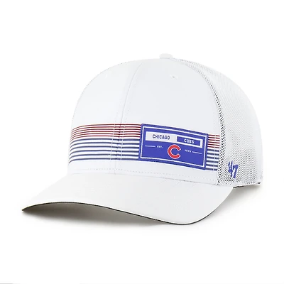 Men's '47  White Chicago Cubs Rangefinder brrr Trucker Adjustable Hat